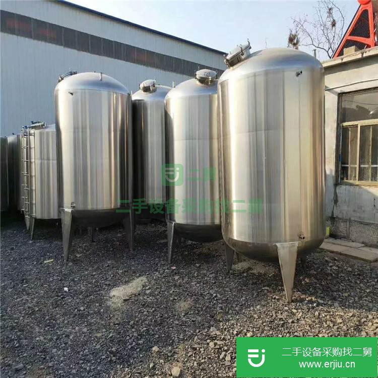 山東出售二手不銹鋼立式儲罐