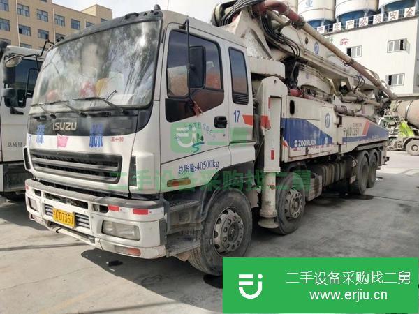 寧夏出售二手13年中聯(lián)49米泵車