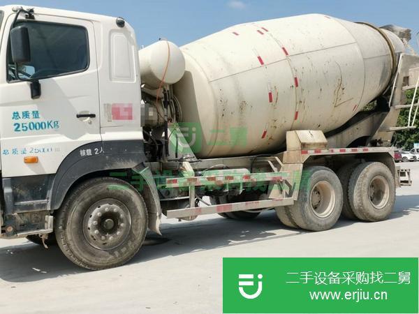 廣西出售二手日野12方攪拌車