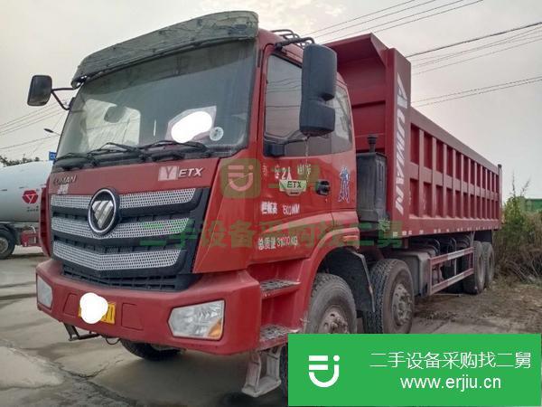 山東出售二手18年歐曼前四后八國五自卸車