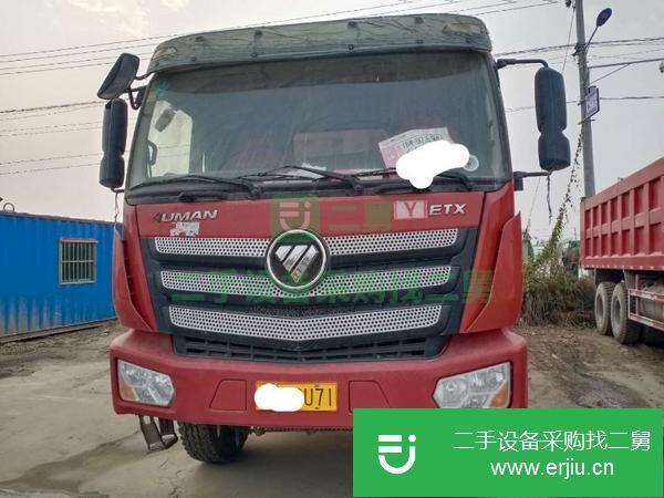 山東出售二手18年歐曼前四后八國五自卸車