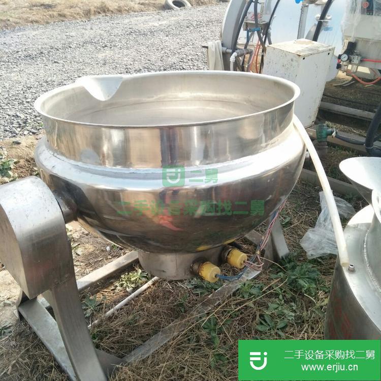 山東出售二手400L燃氣加熱夾層鍋