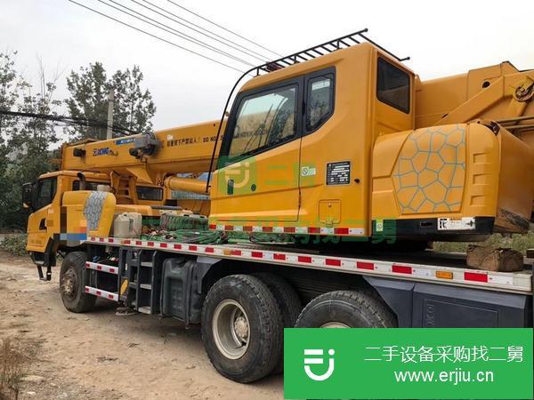 河南出售二手18年徐工xct20L5五節U型主臂40米吊車