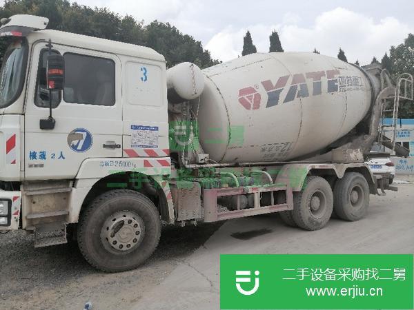 山東出售二手陜汽德龍攪拌車國四十四方車況良好