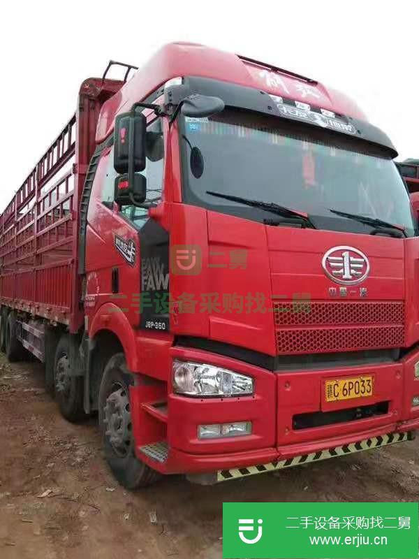 廣東出售二手解放J6P重卡高欄載貨車