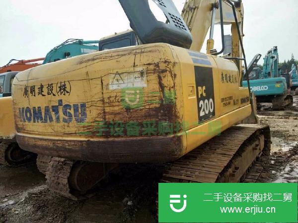 甘肅出售二手小松200挖掘機