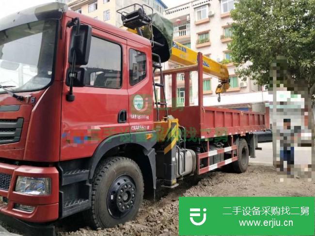 湖北出售二手東風8噸4節臂隨車吊