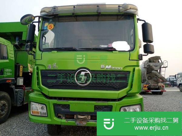 山東出售二手德龍后八輪國五5.8米350馬力自卸車