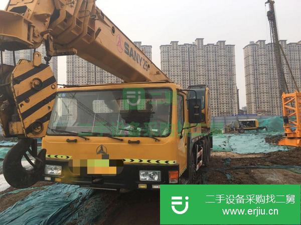 河南出售二手07年三一25噸汽車吊手續齊全