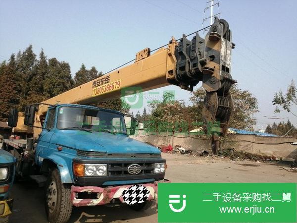 山東出售二手東岳四節臂八噸國四吊車