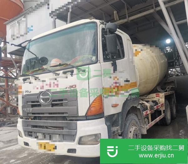 廣西出售二手日野12方攪拌車
