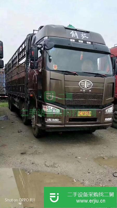 廣東出售二手一汽解放J6P高欄載貨車