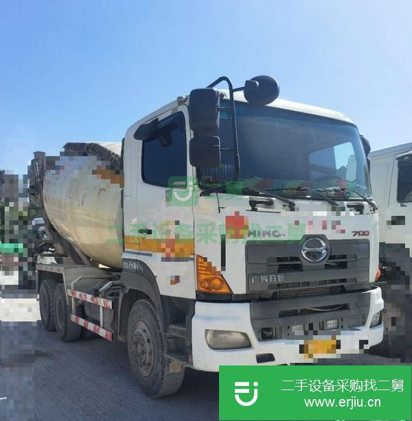 廣西出售二手日野12方攪拌車