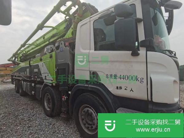 湖南出售二手17年中聯國五56米泵車
