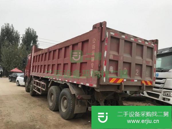 甘肅出售二手19年歐曼前四后八自卸車國五