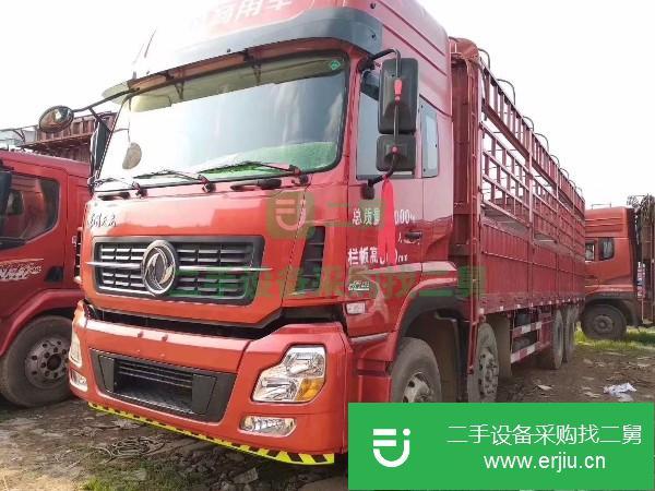 江西出售二手東風(fēng)天龍9米6倉柵式載貨車
