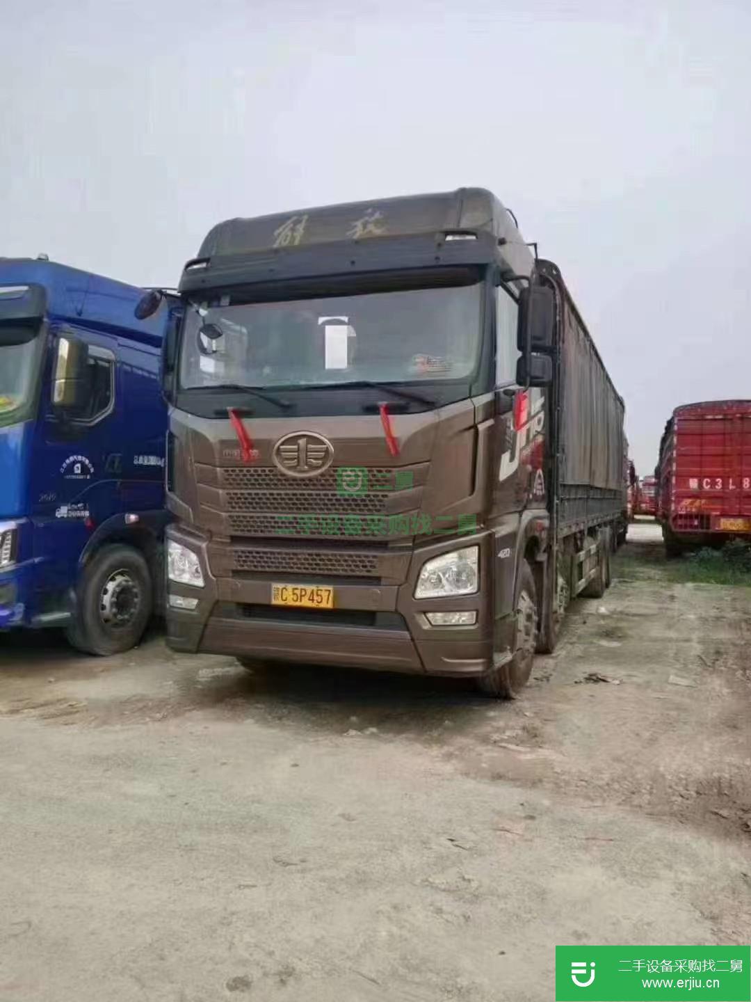 江西出售二手青島解放JH6重卡高欄載貨車