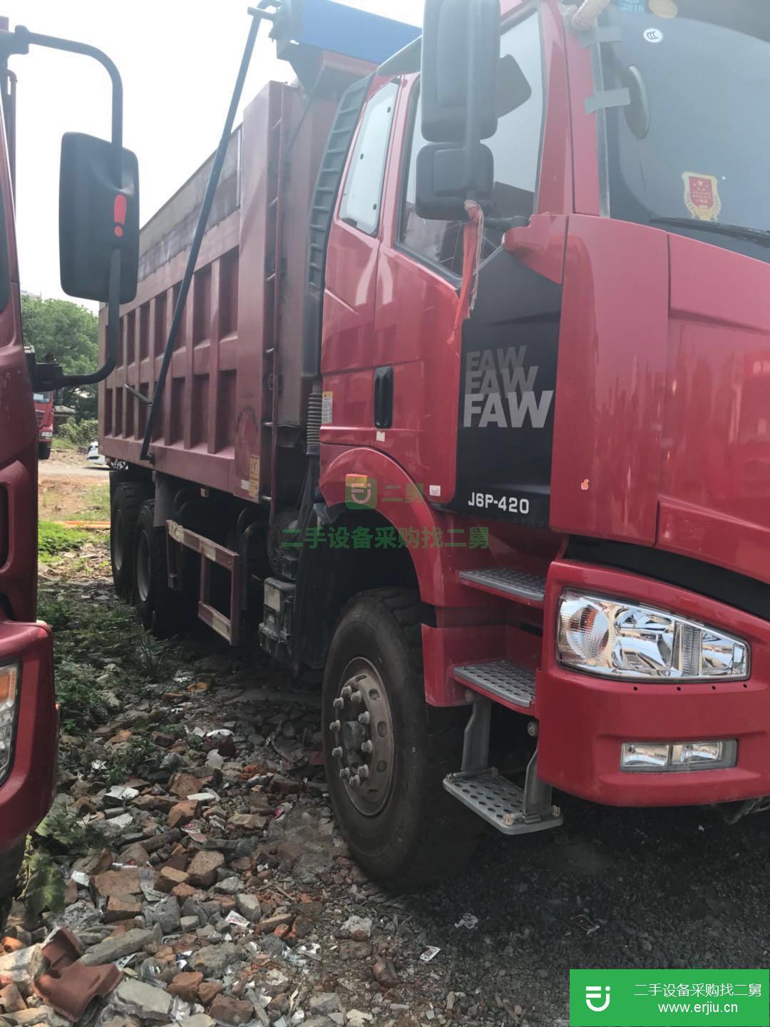 江西出售二手一汽解放J6P自卸車