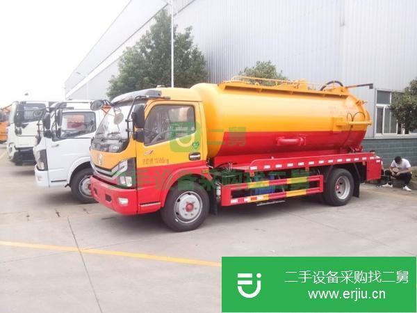 四川出售二手東風(fēng)10方清洗吸污車玉柴165馬力萬里揚(yáng)六檔