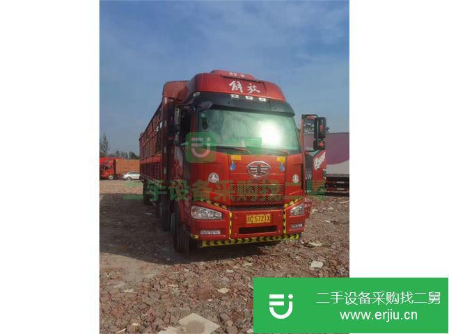 江西出售二手一汽解放J6P高欄載貨車