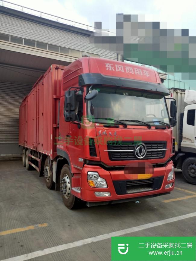 湖南出售二手東風(fēng)天龍前四后八廂式貨車