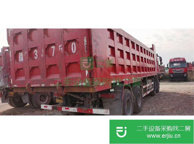 江西出售二手上汽紅巖前四后八自卸車