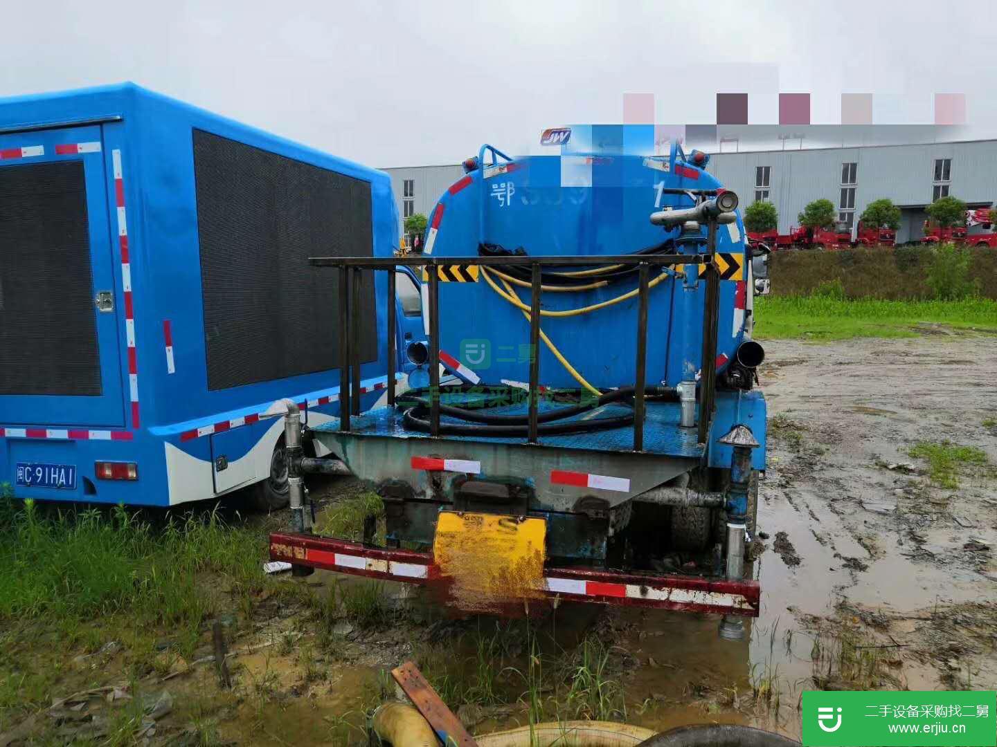 湖北出售二手福田瑞沃130馬力灑水車
