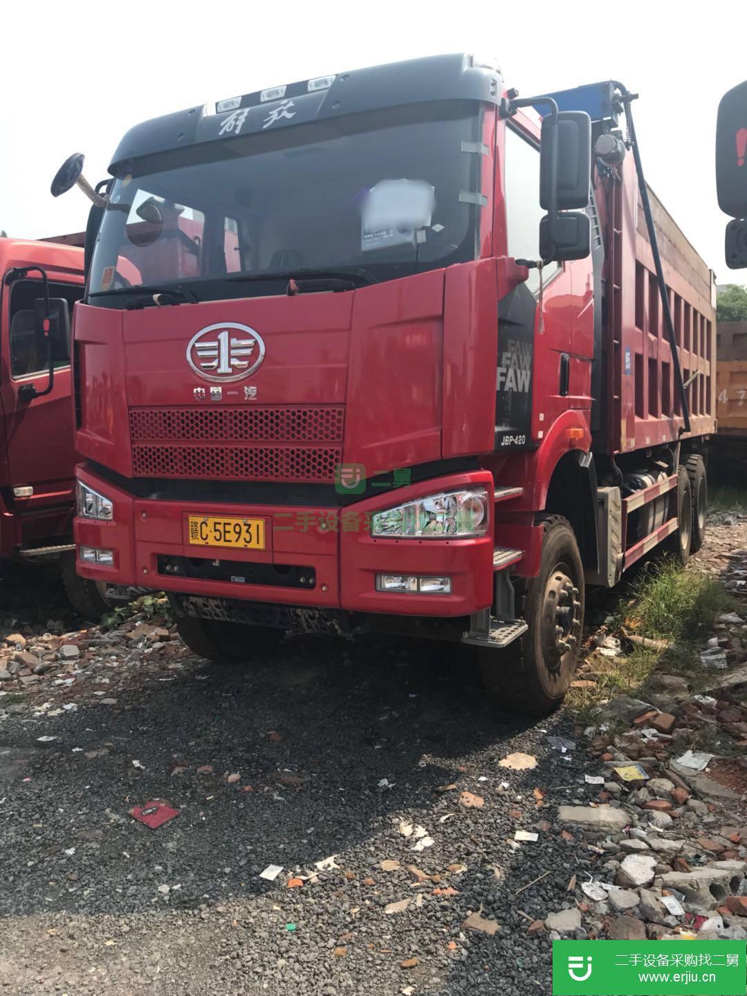 江西出售二手一汽解放J6P自卸車