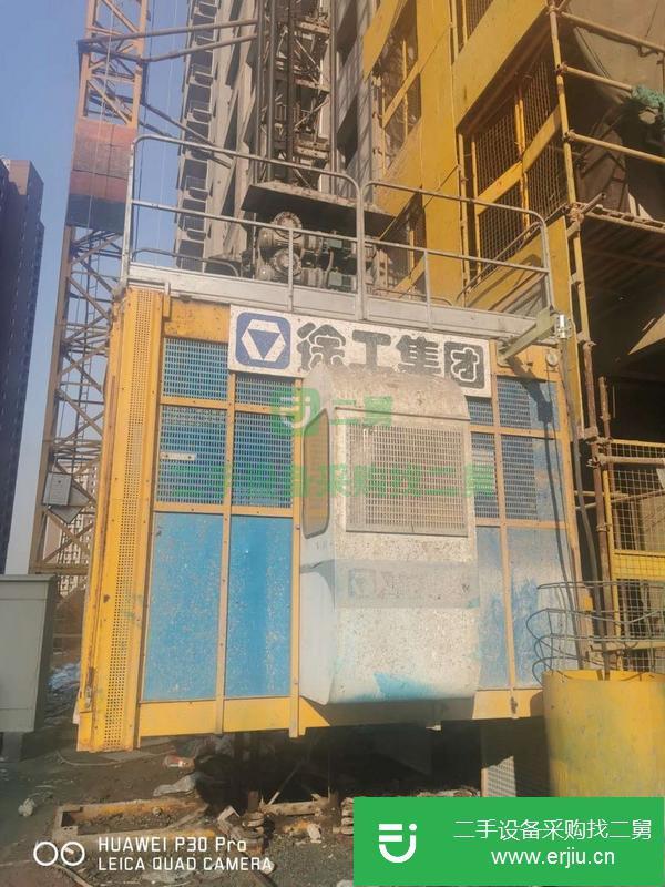 河南出售二手徐工變頻施工電梯
