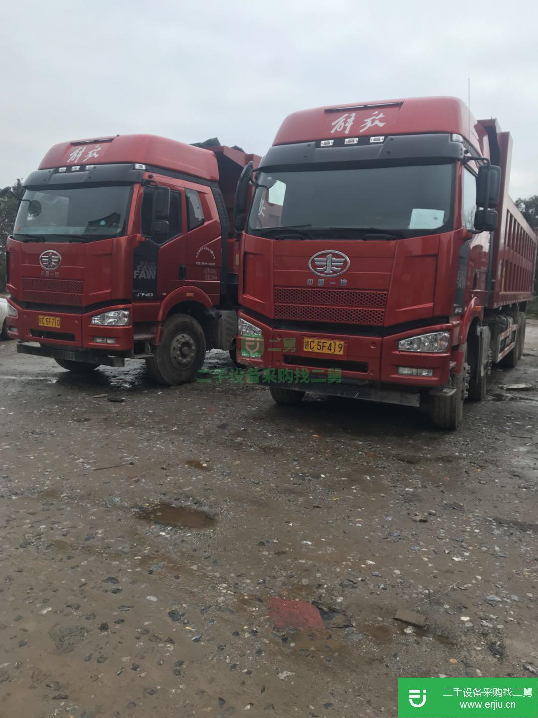 江西出售二手一汽解放J6P自卸車