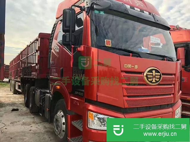 江西出售二手一汽解放半掛車