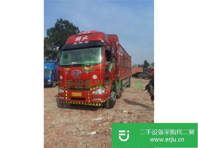 江西出售二手一汽解放J6P高欄載貨車