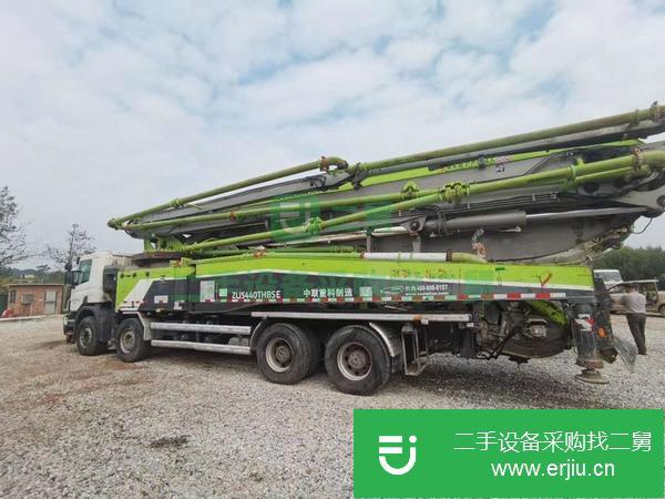 湖南出售二手17年中聯國五56米泵車