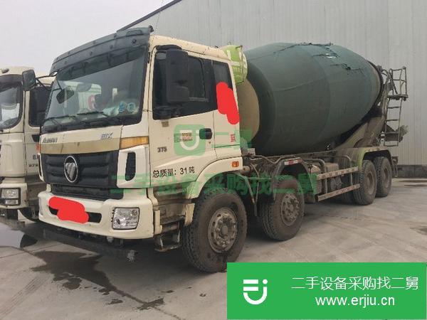 河南出售二手歐曼17年20方國五攪拌罐車