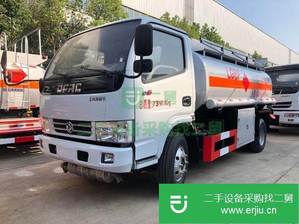 河北出售二手5噸東風115馬力油罐車萬里揚5擋變速箱