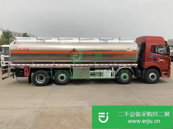 湖北出售二手解放前四后八油罐車錫柴260馬力