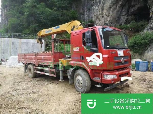 陜西出售二手徐工8噸隨車吊玉柴180馬力