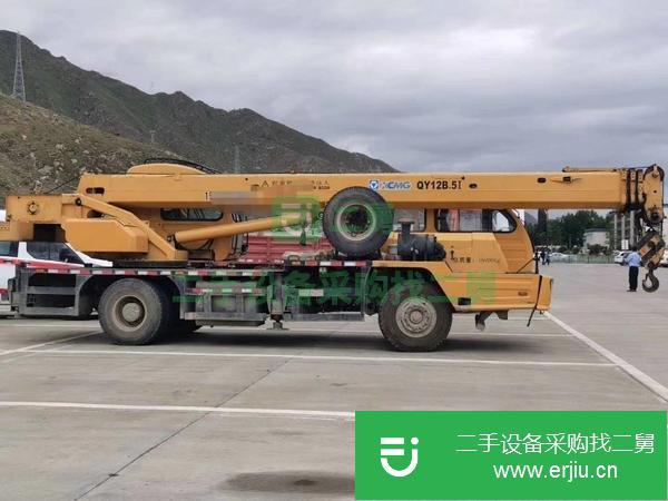 四川出售二手徐工國四12噸四節臂吊車