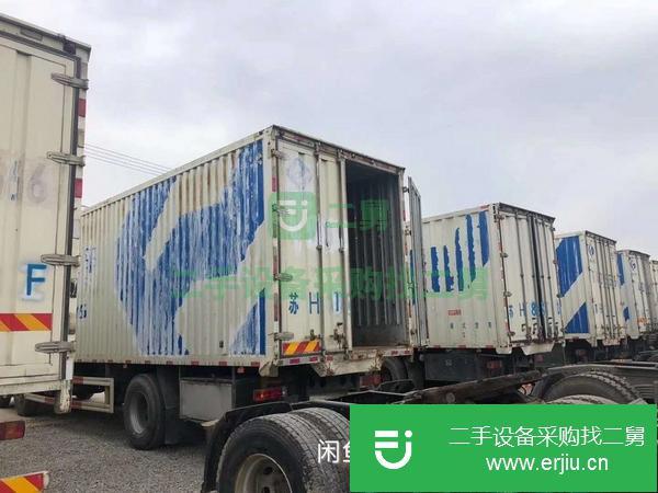 山東出售前四后四9.6米解放廂式貨車，280馬力國五排放