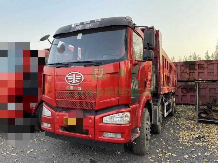 出售18年國五7.5米輕型解放J6自卸車