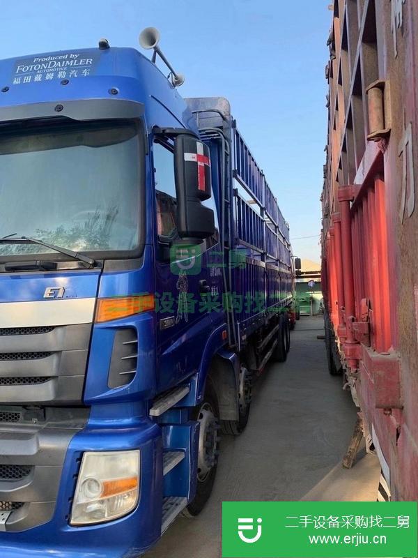 河北出售二手9.6米前四后八歐曼高欄貨車