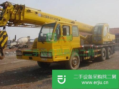 上海出售二手徐工12噸汽車吊原版原車油漆車況性能良好