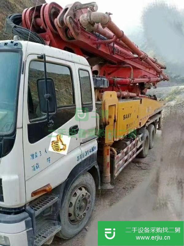 北京出售二手三一46米三橋5節臂泵車隨時提檔過戶