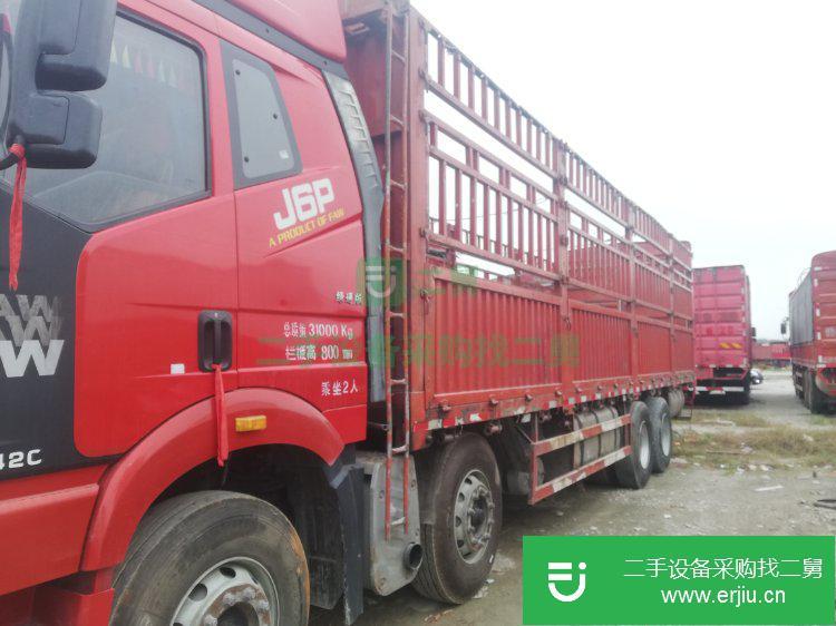 江西出售二手一汽解放高欄載貨車