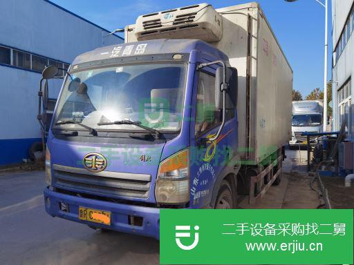 山東出售二手一汽解放冷藏車