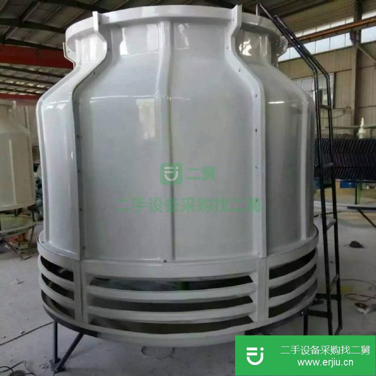 河北出售二手垚犇圓形玻璃鋼冷卻塔