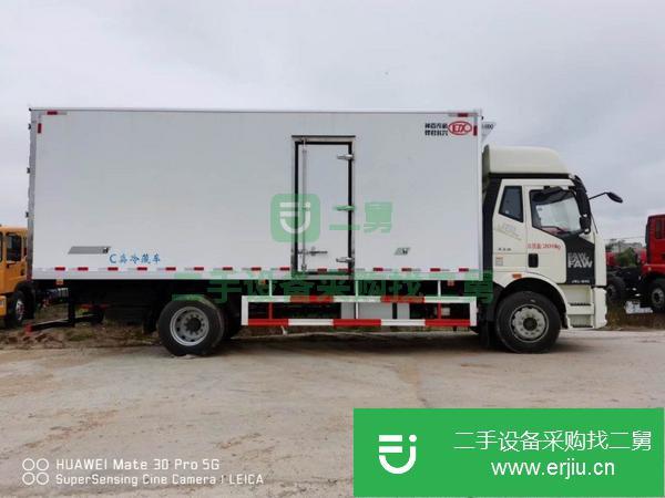 山東出售二手福田6.8米240馬力冷藏車