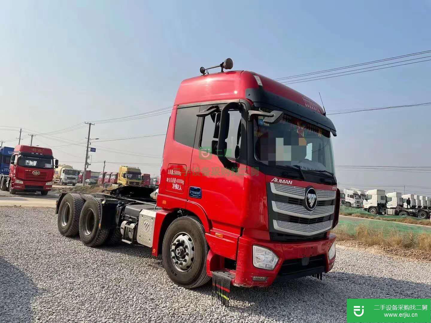 山東出售二手福田歐曼460馬力牽引車