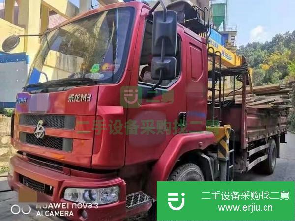 陜西出售二手徐工8噸隨車吊玉柴180馬力
