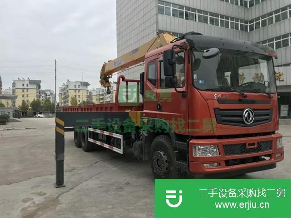 遼寧出售二手國六東風8噸隨車吊可分期